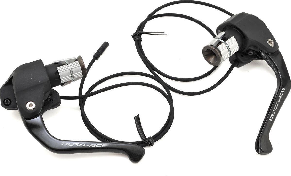 Шифтер Shimano Dura-Ace Di2 SW-R9160, для TT руляISWR9160 Шифтер Shimano Dura-Ace Di2 SW-R9160, для TT руляISWR9160Все товары категории манетки и шифтеры SHIMANOЭлектронные переключатели позволяют переключаться между передачами одним нажатием кнопкиНаличие встроенных тормозных рычагов обеспечивает всаднику полную уверенность в гонкахШифтеры сделаны из углерода и алюминия, поэтому они намного легче традиционных рычагов