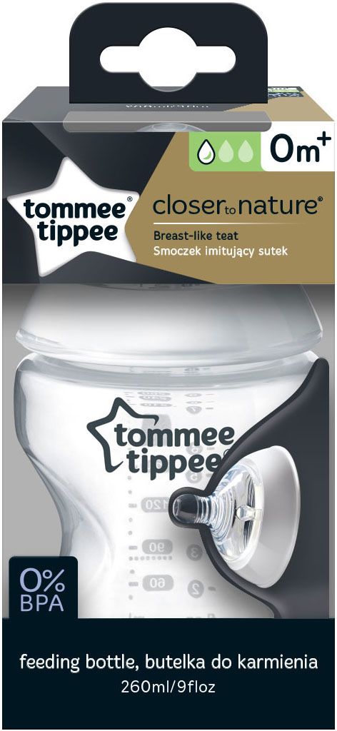 Tommee Tippee Бутылочка для кормления с антиколиковым клапаном от 0 месяцев 260 мл