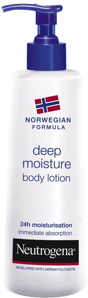 Молочко для тела Neutrogena Глубокое увлажнение, для сухой кожи, 250 мл64243/76499 Молочко для тела Neutrogena Глубокое увлажнение, для сухой кожи, 250 мл64243/76499Молочко для тела Neutrogena Глубокое увлажнение - обеспечивает мягкость и гладкость, увлажнение и защиту кожи, гарантирует увлажнение даже самой сухой кожи в течение 24 часов. Активная формула с глицерином, пантенолом и витамином Е проникает вглубь эпидермиса, благодаря чему даже обезвоженная кожа чувствует себя комфортно. Клинически доказано, что благодаря своей уникальной формуле это молочко, в отличие от других средств, проникает до 10 слоя эпидермиса. Нежирная и легкая, быстро впитывающаяся текстура мгновенно проникает в кожу, не оставляя жирной пленки и следов на одежде. В состав молочка входят вода, глицерин, помогающий удерживать в коже влагу, пантенол, увлажняющий эпидермис, повышающий его эластичность, а также витамин Е, которой замедляет процессы старения и защищает от вредного влияния окружающей среды. Характеристики:Объем: 250 мл. Производитель: Греция. Товар сертифицирован.