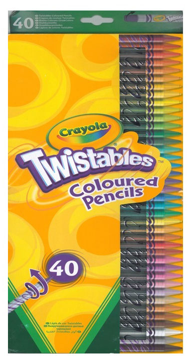 Crayola Набор цветных карандашей выкручивающихся 40 шт