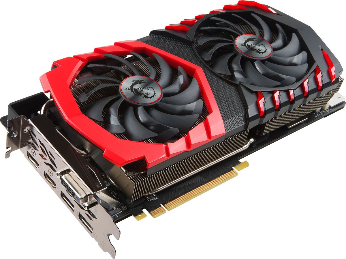 MSI GeForce GTX 1080 Ti Gaming 11GB видеокартаGTX 1080 Ti GAMING 11G MSI GeForce GTX 1080 Ti Gaming 11GB видеокартаGTX 1080 Ti GAMING 11GMSI GeForce GTX 1080 Ti Gaming демонстрирует наивысшую производительность и поддерживает передовые технологии NVIDIA GameWorks и GeForce Experience в самых современных компьютерных играх.Видеокарта GTX 1080 Ti на основе графического ядра Pascal демонстрирует высочайшую производительность и энергоэффективность, а такие особенности как, ультра-быстрые транзисторы FinFET и поддержка DirectX 12, способствуют плавному геймплею и высокой скорости в играх.Ядро Pascal разработано специально для работы с дисплеями следующего поколения, включая решения для виртуальной реальности, ультра-высокое разрешение и подключение нескольких мониторов. Технологии NVIDIA GameWorks обеспечивают максимально плавный геймплей и кинематографическое качество. Кроме этого, становится возможным осуществлять захват видео с революционно новыми возможностями - углом обзора 360 градусов.Откройте для себя новое поколение виртуальной реальности, минимальные задержки и plug-and-play совместимость с самыми популярными гарнитурами. Все это становится возможным благодаря технологиям NVIDIA VRWorks. Виртуальный звук, физика и ощущения позволят вам слышать и чувствовать каждый момент.Как и в играх, эксклюзивная технология MSI TORX 2.0 использует командный подход, позволяя TWIN FROZR VI достигать новых вершин охлаждения. Вентилятор TORX 2.0 производит на 22% более мощный воздушный поток, оставаясь при этом практически бесшумным.Дисперсионные лопасти вентилятора имеют более крутой профиль, что способствует большему ускорению воздушного потока, увеличивая эффективность охлаждения. Традиционные лопасти вентилятора создают постоянный поток и направляют его на массивный радиатор охлажденияДвухрядные подшипники обеспечивают вентиляторам MSI TORX 2.0 продолжительный срок эксплуатации, гарантируя беспроблемный гейминг в течение многих. Работая под нагрузкой, вентиляторы остаются практическими бесшумными. Это позволяет видеокарте оставаться холодной даже во время самых тяжелых игровых сессий.Впервые представленная в 2008 году технология MSI ZeroFrozr не осталось незамеченной, в то время как сейчас, она уже успела стать индустриальным стандартом. Суть технологии заключается в управлении вентиляторами, которые полностью останавливаются при отсутствии нагрузки. Таким образом, вы можете полностью сосредоточиться на игре, не отвлекаясь на шум вентиляторов.Под защитным кожухом системы охлаждения видеокарты MSI GeForce GTX 1080 Ti Gaming скрывается шедевр инженерного искусства, созданный специально для того, чтобы видеокарта оставалась холодной. Каждая деталь сложного радиатора охлаждения играет существенную роль в задаче создания холодной и тихой видеокарты.Используя улучшенные аэродинамические показатели, технология Airflow Control направляет больше воздуха на тепловые трубки TWIN FROZR VI. Специальные дефлекторы на радиаторе охлаждения увеличивают площадь поверхности рассеяния, что способствует снижению температуры видеокарты.Для отвода тепла непосредственно с поверхности мощного графического процессора в видеокарте MSI GeForce GTX 1080 Ti Gaming X используется массивная, никелированная, медная пластина основания. Пластина основания собирает тепло с поверхности графического процессора и передает его тепловым трубкам для последующего отвода и рассеяния.Создайте подходящую атмосферу с помощью крутых светодиодных эффектов. Каждый светодиод контролируется индивидуально при помощи выбранного эффекта анимации через приложение MSI Gaming App: от эффектов мерцания в такт музыки из игры до эффектов breathing, flashing и постоянного свечения. И, конечно, в любой момент подсветку можно выключить.Мощная видеокарта требует мощного основания. Графическая карта MSI GeForce GTX 1080 Ti Gaming оснащается мощной металлической пластиной бэкплейт, что добавляет видеокарте жесткости. Черное, матовое покрытие доводит дизайн системы охлаждения TWIN FROZR VI до совершенства.В стремлении получить от игры максимум, энтузиасты компьютерных игр всегда в поисках дополнительной производительности. Использование нескольких видеокарт в режиме SLI или Crossfire, это отличный способ сделать ваш компьютер мощнее. Графическая карта MSI GeForce GTX 1080 Ti Gaming полностью поддерживает технологии использования нескольких видеокарт multi GPU.Приложение MSI Gaming App позволяет одним кликом выбрать нужный профиль производительности для получения дополнительной мощности в играх, или тихой работы при небольших нагрузках. Приложение также имеет специальную вкладку EyeRest, позволяющую получить доступ к настройкам, улучшающим качество изображения. Вкладка LED control позволяет управлять светодиодными индикаторами MSI GAMING LED.MSI Afterburner - это самое популярное приложение в мире для разгона графических карт, которое позволяет получить полный контроль над видеокартой. Утилита также позволяет получать исчерпывающую информацию об аппаратной части вашего ПК, производить настройку работы вентиляторов, осуществлять запись видео и выполнять тестирование.