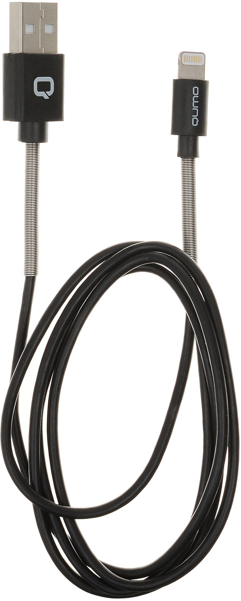 Qumo Lightning-USB MFI, Black кабель (1 м)