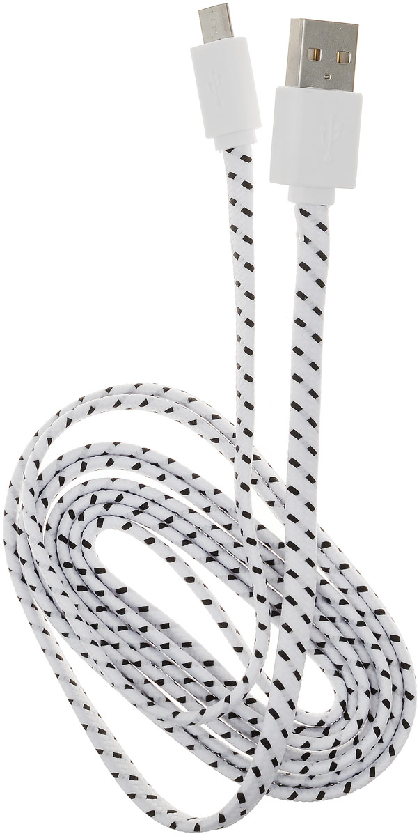 Qumo USB-Micro USB, White кабель (1.5 м)Cable Qumo mUSB 1,5пл-опwh Qumo USB-Micro USB, White кабель (1.5 м)Cable Qumo mUSB 1,5пл-опwhКабель Qumo USB-Micro USB позволяет синхронизировать различные мобильные девайсы с компьютером, а также подзаряжать их аккумуляторы.