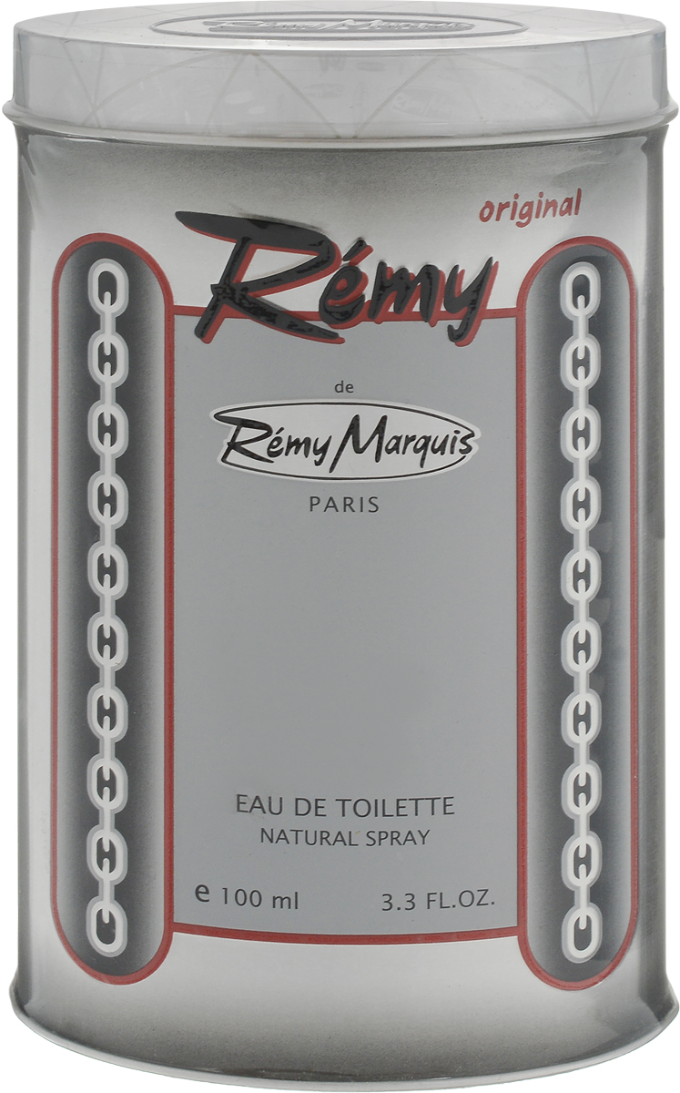 Remi Marquis Туалетная вода для мужчин Remy, 100 мл3700082500029 Remi Marquis Туалетная вода для мужчин Remy, 100 мл3700082500029Запах Remy вызовет у вас чувство уверенности в своей неотразимости. Верхние ноты: бергамот, грейпфрут, лимон, мята. Ноты сердца: герань, корица, мускатный орех. Базовые ноты: кедр, мускус, сандаловое дерево, янтарь.