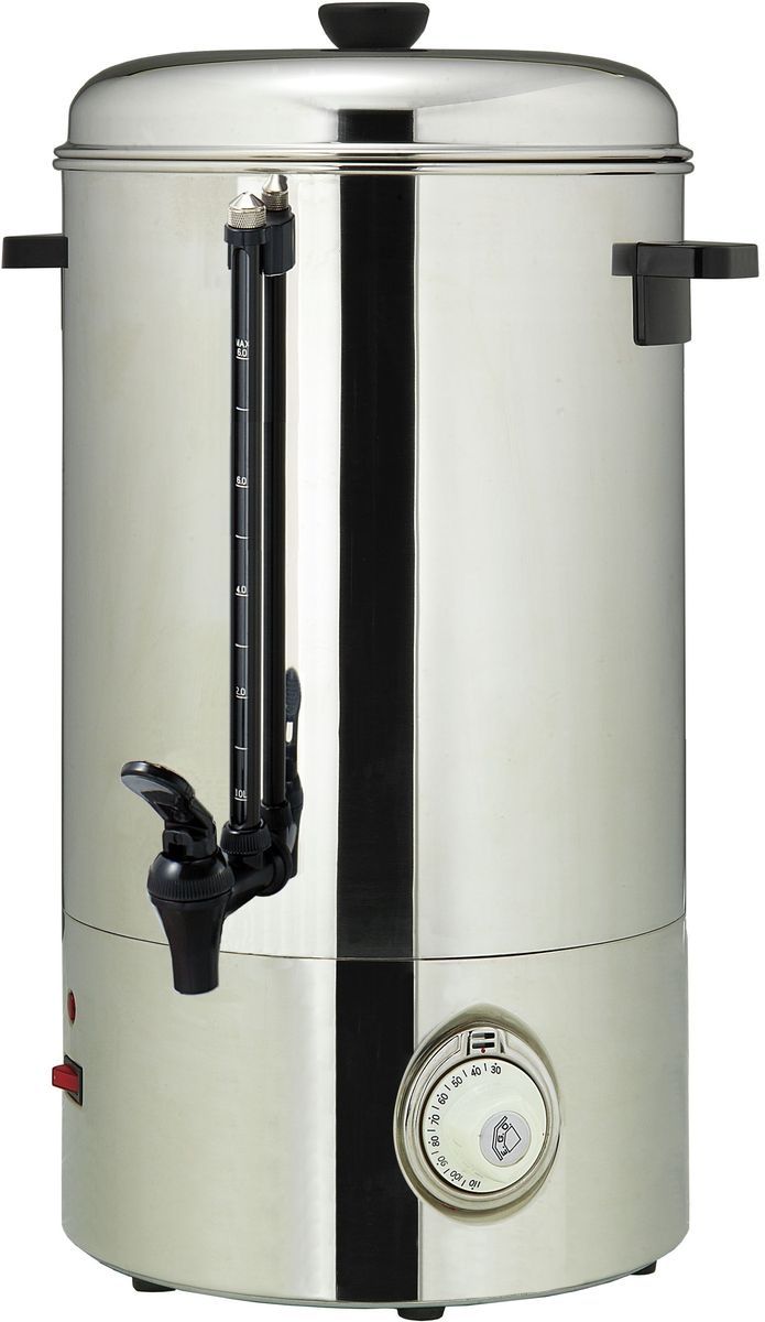 GASTRORAG DK-PU-300 кипятильникDK-PU-300 GASTRORAG DK-PU-300 кипятильникDK-PU-300Кипятильник GASTRORAG DK-PU-300 идеально подходит для кипячения воды, хранения и розлива горячей воды при приготовлении горячих напитков.Кипятильник работает от сети с напряжением 220 вольт, что позволяет его использовать везде, где есть бытовая розетка с заземлением.Терморегулятор с диапазоном регулировки температуры от 30 до 110°C позволяет поддерживать постоянную заданную температуру воды.Корпус, выполненный из высококачественной нержавеющей стали, обеспечивает жесткость конструкции и долгий срок службы.Нагревательный элемент в этой модели закрыт, что позволяет уберечь его от накипи.