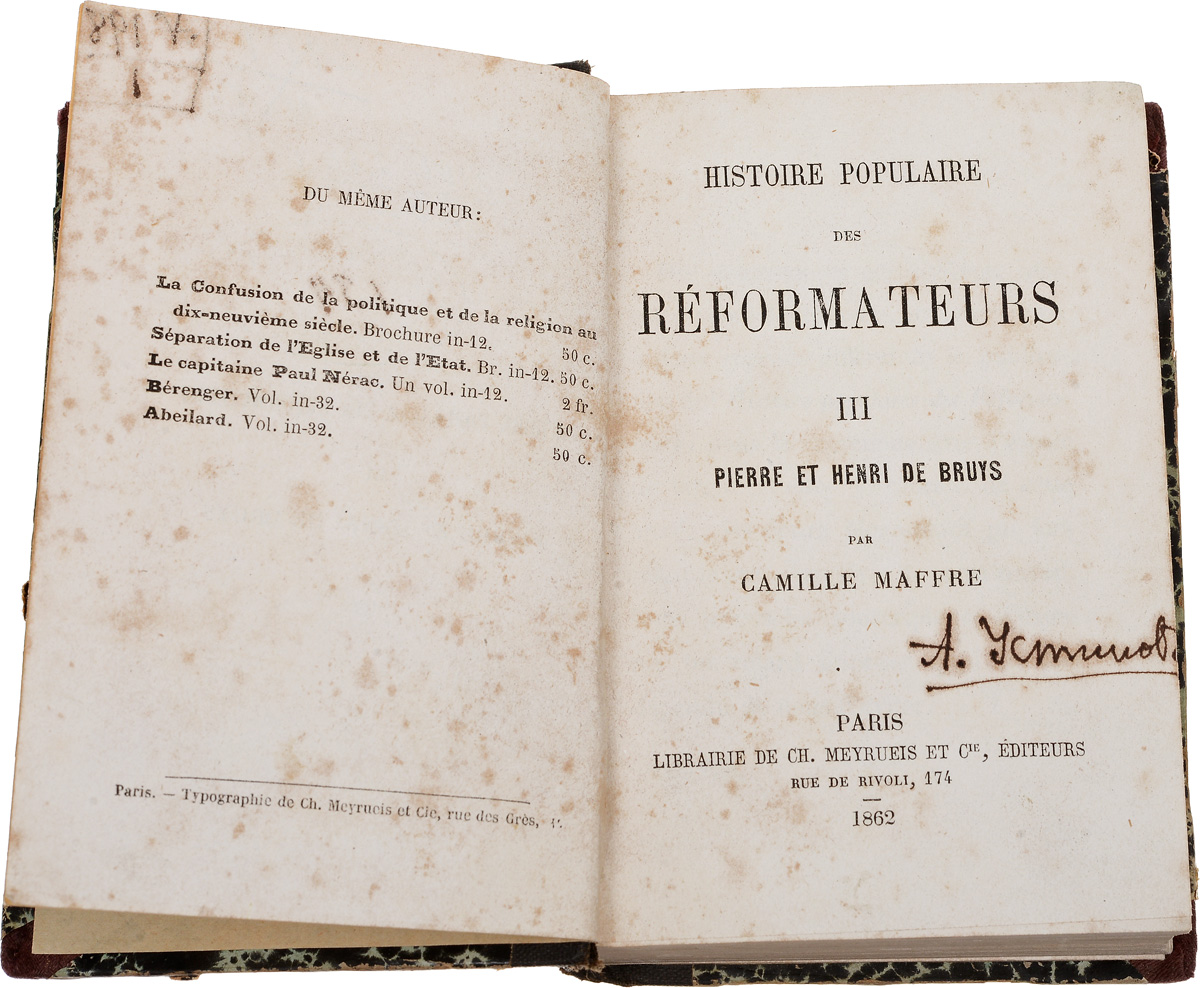 Histoire Populaire des Reformateurs: Volumes 3, 6, 7