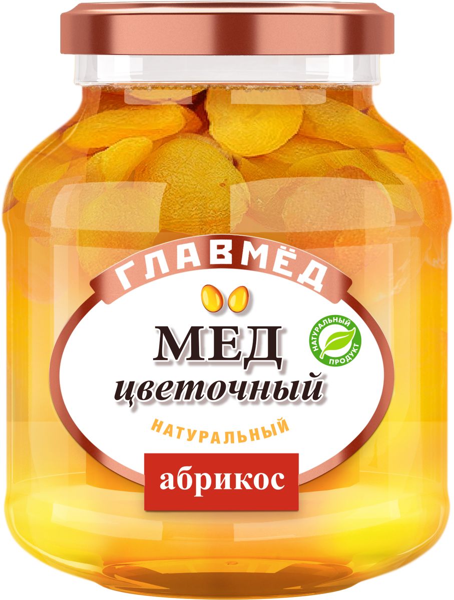 Главмед мед с абрикосом, 450 г18.7316 Главмед мед с абрикосом, 450 г18.7316ГЛАВМЕД – натуральный цветочный мед с добавлением орехов, арахиса и сухофруктов.