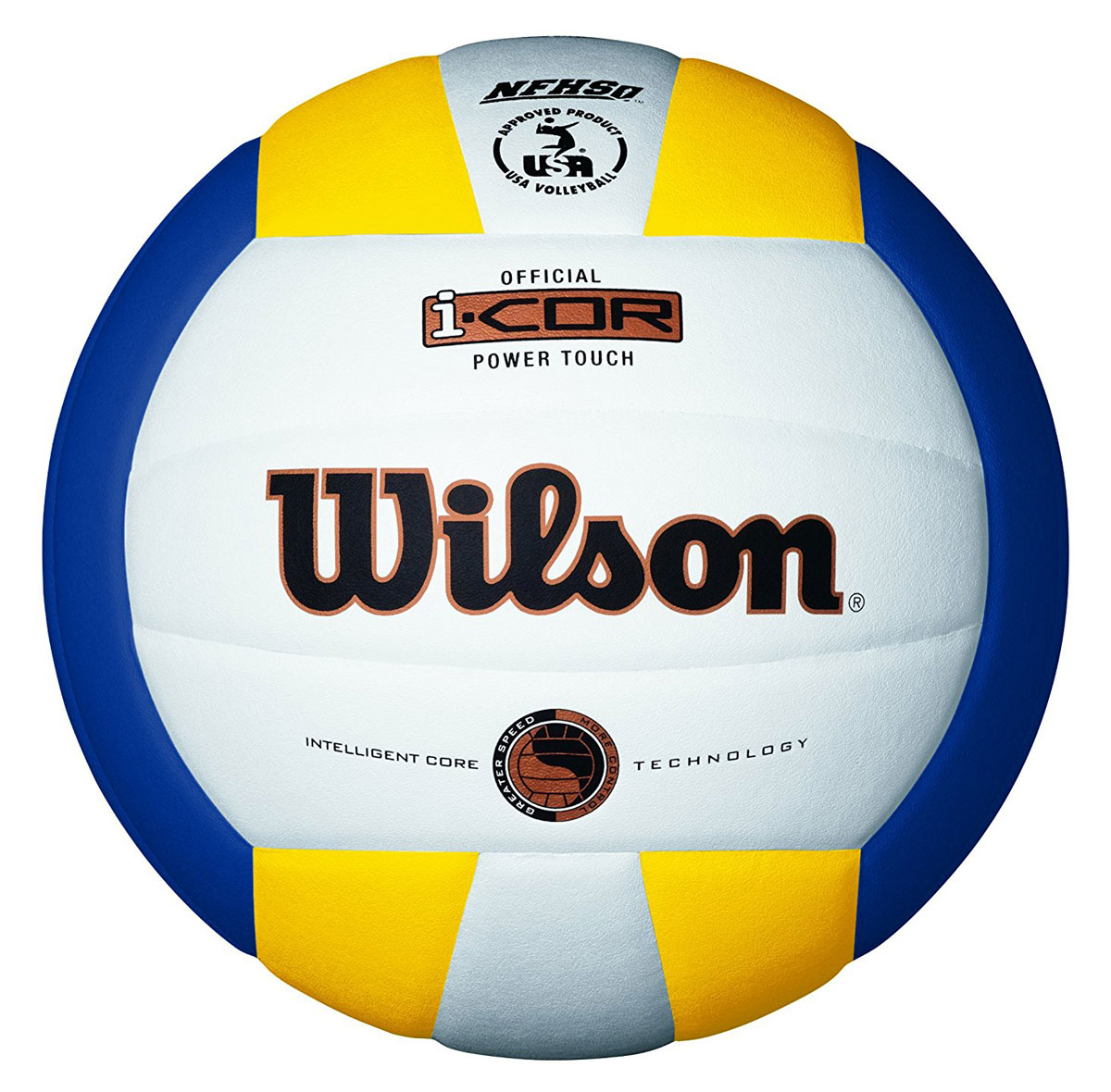 Мяч волейбольный Wilson I-Core Power Touch, цвет: белый, синий, желтый, диаметр 20 смWTH7720XYWB Мяч волейбольный Wilson I-Core Power Touch, цвет: белый, синий, желтый, диаметр 20 смWTH7720XYWBВолейбольный мяч Wilson I-Core Power Touch вобрал в себя все лучшие технологии для комфортных тренировок и игр команд любого уровня. Поверхность мяча выполнена из высокотехнологичного композитного материала на основе микрофибры, с применением технологии Soft Touch, имитирующей по ощущениям натуральную кожу и обеспечивающей правильный отскок. Мяч оснащен бутиловой камерой.Диаметр мяча: 20 см.УВАЖЕМЫЕ КЛИЕНТЫ!Обращаем ваше внимание на тот факт, что насос в комплект не входит.