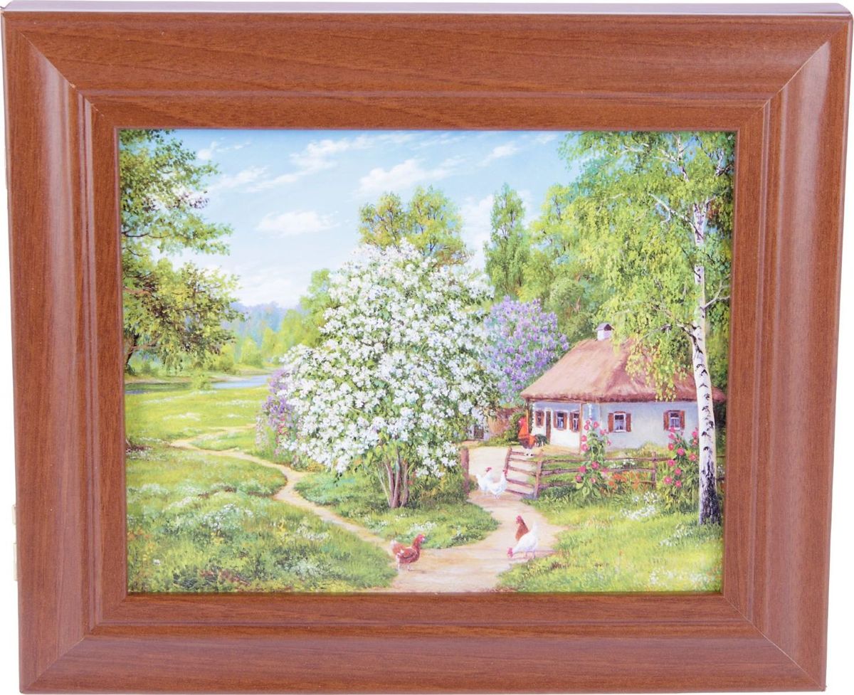 Ключница настенная Птичий двор, 25 х 30 см1407290 Ключница настенная Птичий двор, 25 х 30 см1407290Постоянно теряете ключи, когда куда-то торопитесь? Тогда этот товар — именно то, что вам нужно! Каковы его плюсы? - незаменимый помощник и стильный предмет декора прихожей - экономия времени на поиск ключей, которые вам больше терять не придётся - комфортное хранение ещё и других важных мелочей, которые любят пропадать - порядок и сохранность ваших вещей. Ключница — очень полезная вещь, которая помогает поддерживать порядок в вашем доме.