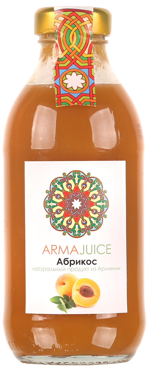 ARMAjuice нектар абрикосовый, 0,33 л4850001116 ARMAjuice нектар абрикосовый, 0,33 л4850001116Нектар Абрикосовый изготовлен из абрикосового сока прямого холодного отжима. Минимальная объемная доля сока не менее 41%.