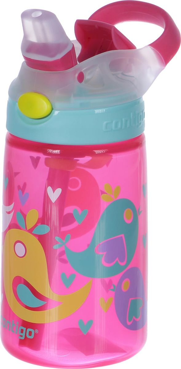 Contigo Детская бутылочка для воды Gizmo Flip цвет розовый 420 млCONTIGO0468 Contigo Детская бутылочка для воды Gizmo Flip цвет розовый 420 млCONTIGO0468Детская бутылочка для воды Contigo Gizmo Flip - это важный аксессуар для ребенка, который позволит аккуратно пить воду, не промочив одежду или салон автомобиля. Удобный выдвижной носик обеспечивает гигиеничность и быстроту доступа к любимому напитку вашего ребенка. Он открывается при нажатии на специальную кнопку на крышке бутылочки. С помощью специальной ручки малыш получит возможность с удобством носить её, а также вешать на рюкзак, пояс или спортивный тренажер. Бутылочка изготовлена из экологически чистого пластика, который не содержит в своём составе Бисфенол А, не впитывает запахи и обладает защитой от окрашивания. Удобная поилка с крышкой-непроливайкой AUTOSPOUT® в дополнение к эргономичной форме и яркой расцветке делают данную бутылку незаменимой в дороге.