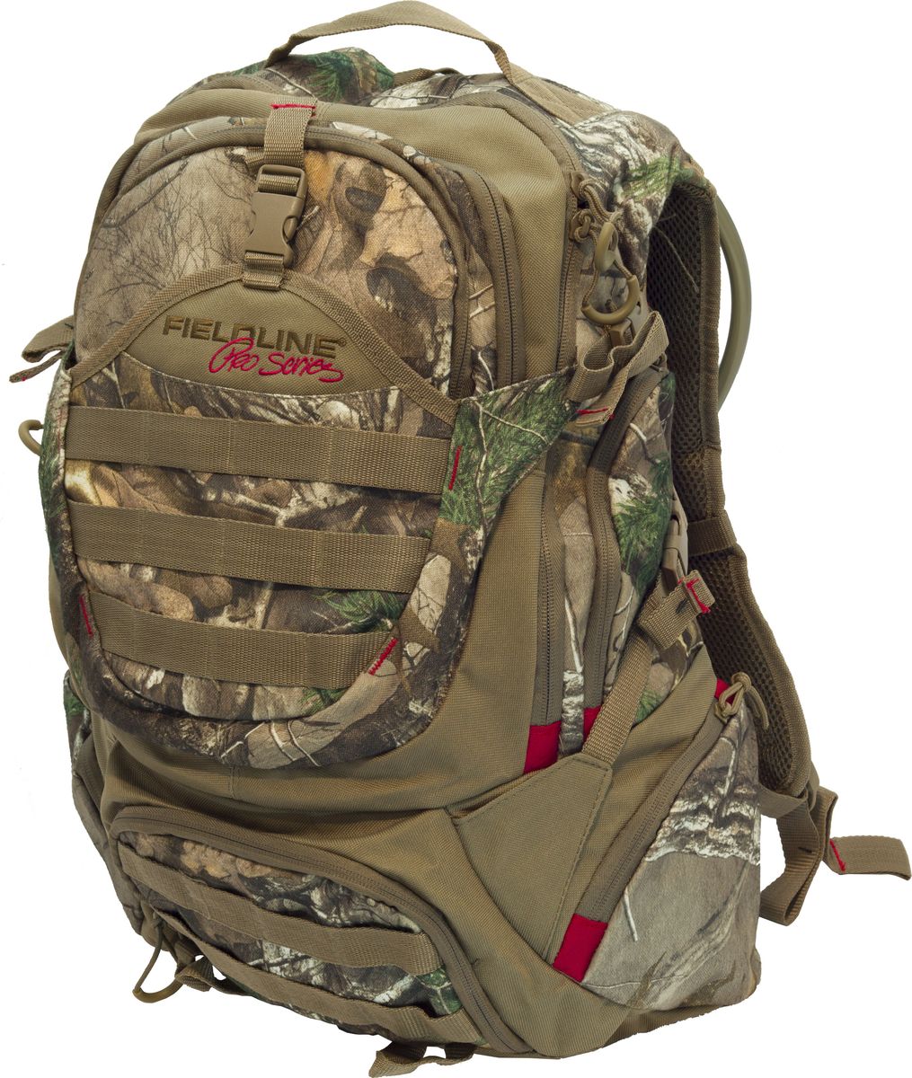 Рюкзак для охоты Fieldline Ultimate Hunters 2 Day Pack, цвет: камуфляж, светло-коричневый020968591167 Рюкзак для охоты Fieldline Ultimate Hunters 2 Day Pack, цвет: камуфляж, светло-коричневый020968591167Камуфлированный рюкзак для 1-2 дневных охотничьих маршрутов, выполненный из прочной, малошуршащей ткани.Особенности:Встроенный легкий алюминиевый каркас “Y образные плечевые ремни с центральной регулировочной поперечной утяжкойБольшой основной отсек с молниейВместительный дополнительный отсекДвухлитровая питьевая системаСпециальное внешнее фронтальное отделение для хранения снаряженияВерхний центральный карман с внутренним карманом из сетки на молнии 4 боковых кармана на молнии Нижний карман на молнии с органайзеромБесшумные пулеры на молнияхФронтальная стропы для крепления дополнительного снаряжения4 компрессионные стропы для распределения нагрузки и крепления дополнительного груза.