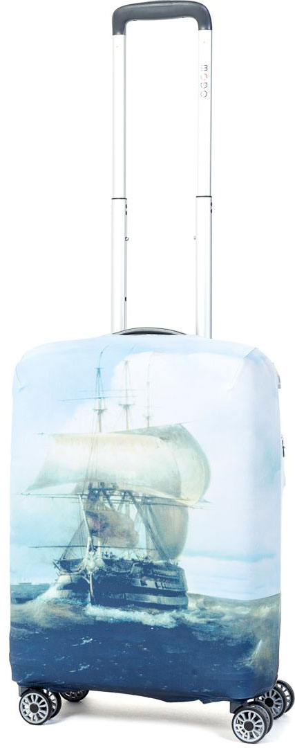 Чехол для чемодана Mettle Harbour, размер S (высота чемодана: 50-55 см)LK-21000062 Чехол для чемодана Mettle Harbour, размер S (высота чемодана: 50-55 см)LK-21000062Модный универсальный чехол METTLE подходит для чемоданов ручной клади размера S (высота: 50-55 см, ширина: 35-40 см, глубина: 20-25 см). Он выполнен из спандекса. Эластичная ткань со специальной UF-водоотталкивающей пропиткой лучше защитит ваш чемодан от грязи и солнечных лучей. Картинка чехла надолго останется яркой и красочной. Две боковые потайные молнии, усиленные дополнительными швами, предохраняют боковые стороны и ручки чемодана от царапин и легких повреждений. Резинка с удобной соединяющей застёжкой надёжно фиксирует чехол на чемодане. Нижняя молния имеет автоматический замок бегунка. В швы багажного чехла дополнительно вшит эластичный жгут для лучшей усадки и фиксации на чемодан. Вся фурнитура изготовлена в фирменном дизайне METTLE.Чехол упакован в функциональный мешочек из аналогичной ткани, который вы сможете использовать для хранения и переноски предметов небольшого размера.