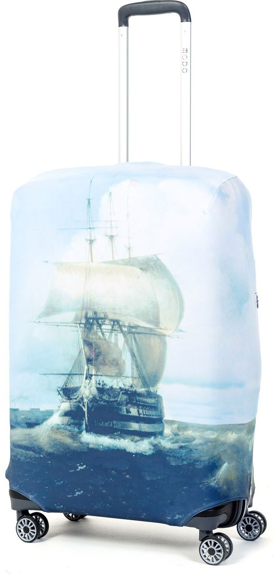 Чехол для чемодана Mettle Harbour, размер M (высота чемодана: 65-75 см)LK-21000063 Чехол для чемодана Mettle Harbour, размер M (высота чемодана: 65-75 см)LK-21000063Модный универсальный чехол для чемодана METTLE, подходит для средних чемоданов размера М (высота: 65-75 см, ширина: 40-46 см, глубина: 25-32 см). Он выполнен из спандекса. Эластичная ткань со специальной UF-водоотталкивающей пропиткой лучше защитит ваш чемодан от грязи и солнечных лучей. Картинка чехла надолго останется яркой и красочной. Две боковые потайные молнии, усиленные дополнительными швами, предохраняют боковые стороны и ручки чемодана от царапин и легких повреждений. Резинка с удобной соединяющей застёжкой надёжно фиксирует чехол на чемодане. Нижняя молния имеет автоматический замок бегунка. В швы багажного чехла дополнительно вшит эластичный жгут для лучшей усадки и фиксации на чемодан. Вся фурнитура изготовлена в фирменном дизайне METTLE.Чехол упакован в функциональный мешочек из аналогичной ткани, который вы сможете использовать для хранения и переноски предметов небольшого размера.