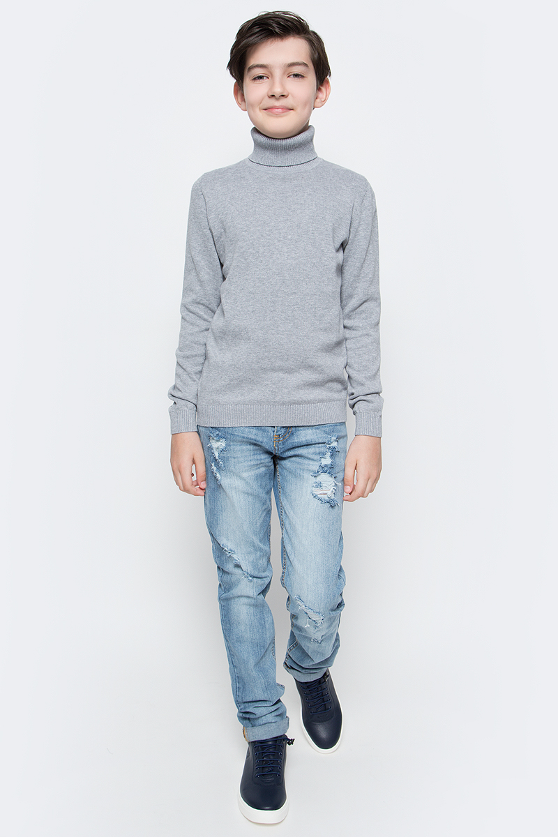 Джинсы для мальчика Sela Denim, цвет: голубой джинс. PJ-835/345-7243. Размер 122, 7 летPJ-835/345-7243 Джинсы для мальчика Sela Denim, цвет: голубой джинс. PJ-835/345-7243. Размер 122, 7 летPJ-835/345-7243Стильные джинсы с подворотами для мальчика Sela выполнены из качественного эластичного материала с эффектом потертостей и разрывами. Джинсы зауженного кроя и стандартной посадки на талии застегиваются на пуговицу и имеют ширинку на застежке-молнии. На поясе имеются шлевки для ремня. Модель представляет собой классическую пятикарманку: два втачных и накладной кармашек спереди и два накладных кармана сзади.