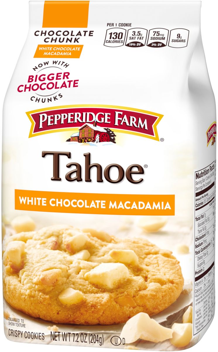 Pepperidge Farm печенье с кусочками ореха макадамии - тахо, 204 г135 Pepperidge Farm печенье с кусочками ореха макадамии - тахо, 204 г135Печенье Pepperidge Farm с кусочками ореха макадамии. Оригинальный вкус который не оставит никого равнодушным.