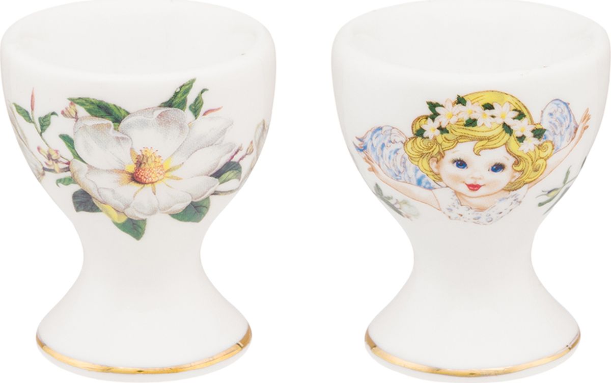 Подставка под яйцо Elan Gallery ХВ Белый шиповник, 15 мл, 2 предмета. 740504740504 Подставка под яйцо Elan Gallery ХВ Белый шиповник, 15 мл, 2 предмета. 740504740504Подставка под яйцо - это традиционный предмет для завтрака. Красиво смотрится на столе и обязательно придется по вкусу любителям разных интерьерных мелочей. Объем 15 мл.