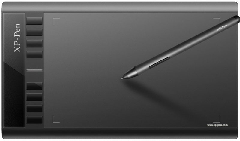 Xp-Pen Star 03 графический планшет708402555820 Xp-Pen Star 03 графический планшет708402555820Графические планшеты серии Star помогут вам начать свой творческий путь. Настольный планшет Xp-Pen Star 03 прекрасно подходят как для цифрового рисования, так и для ретуширования фотографий, создания набросков и дизайна.Планшет поддерживает функцию автоматической коррекции линий, и функцию антишейк. Чувствительность к нажатию пера 2048 уровней позволяет рисовать скетчи, аниме и т.д. Создайте новый мир!Рабочая область графического планшета Star 03 стала еще больше (10 х 6 дюйма) по сравнению с планшетами Star 01 и Star 02 (8 х 5), что позволит раскрыть свой творческий потенциал.Переключение между режимом пера и режимом ластика осуществляется нажатием боковой кнопки стилуса. Работа на графическом планшете Star 03 стала еще более комфортной.8 горячих клавиш ExpressKeys позволяют значительно ускорить работу на планшете и по максимуму отказаться от использования клавиатуры.Совместим с операционными системами Windows 10/8/7/Vista, Mac OS 1.6 и выше, а также со всеми известными графическими приложениями : Corel Painter, CorelDraw, Adobe Photoshop, Adobe Illustrator и т.д.Максимальная высота считывания пера: 10 ммТочность: ±0.01 д.Рабочая область: 260 x 170 мм