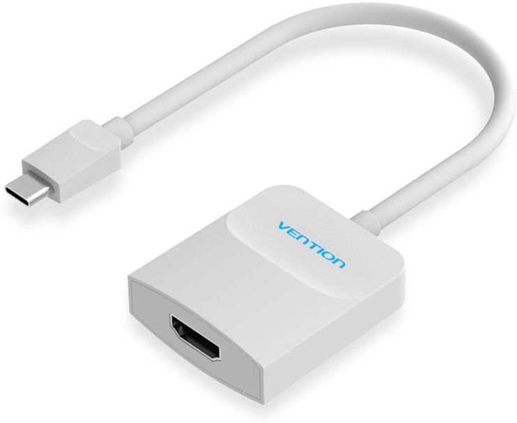 Vention USB Type C M - HDMI F, White мультимедиа конвертер