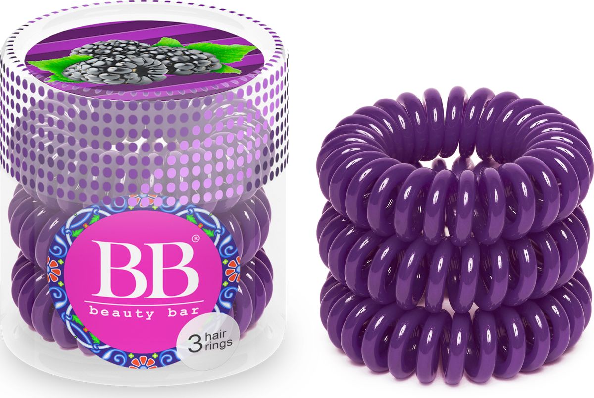 Резинка для волос Beauty Bar, цвет: фиолетовый820091 Резинка для волос Beauty Bar, цвет: фиолетовый820091Резинка-спиралька для волос Beauty Bar. Не оставляет заломов на волосах и не выдирает их, прочно держит хвост, не причиняя головной боли. При снятии резинка не тянет волосы. Также ее можно носить на руке в качестве стильного браслета.