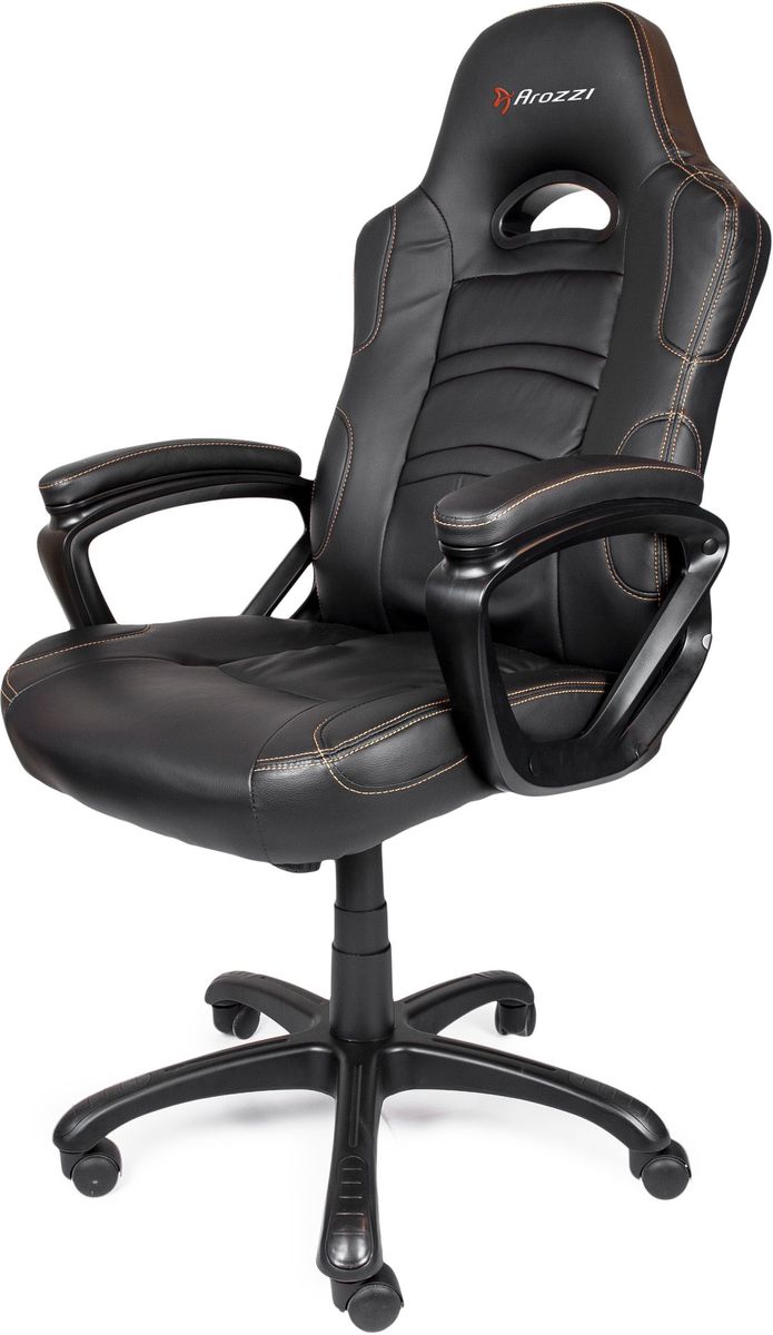Arozzi Enzo, Black игровое креслоENZO-BK Arozzi Enzo, Black игровое креслоENZO-BKКомпьютерное кресло Arozzi Enzo обеспечивает полный комфорт, который дает вам почувствовать преимущество в игре независимости от того, зарабатываете ли вы фраги в CS, гонитесь что бы сорвать FB в DOTе или поднимаете уровень в пати на лужайках своих любимых MMO.Arozzi Enzo спроектирован в Швеции, отличаются от обычных компьютерных кресел своими эргономичными функциями (дополнительная толстая обивка для спины, подлокотников и сиденья), которые позволяют проводить долгие сеансы игры или работы без утомительной усталости.Дома, в офисе, на соревнованиях - где бы вы ни были, Enzo поможет улучшить производительность своего дела… с комфортом и стилем!Особенности:Эргономичный дизайн.5 нейлоновых колес, обеспечивающих максимальную устойчивость.Легкая конструкция для легкого перемещения.Толстая обивка на спинке, сиденье и подлокотниках.Легко чистящийся материал.Поворот на 360 градусов.Регулируемая высота.Наклон сиденья с функцией блокировки.