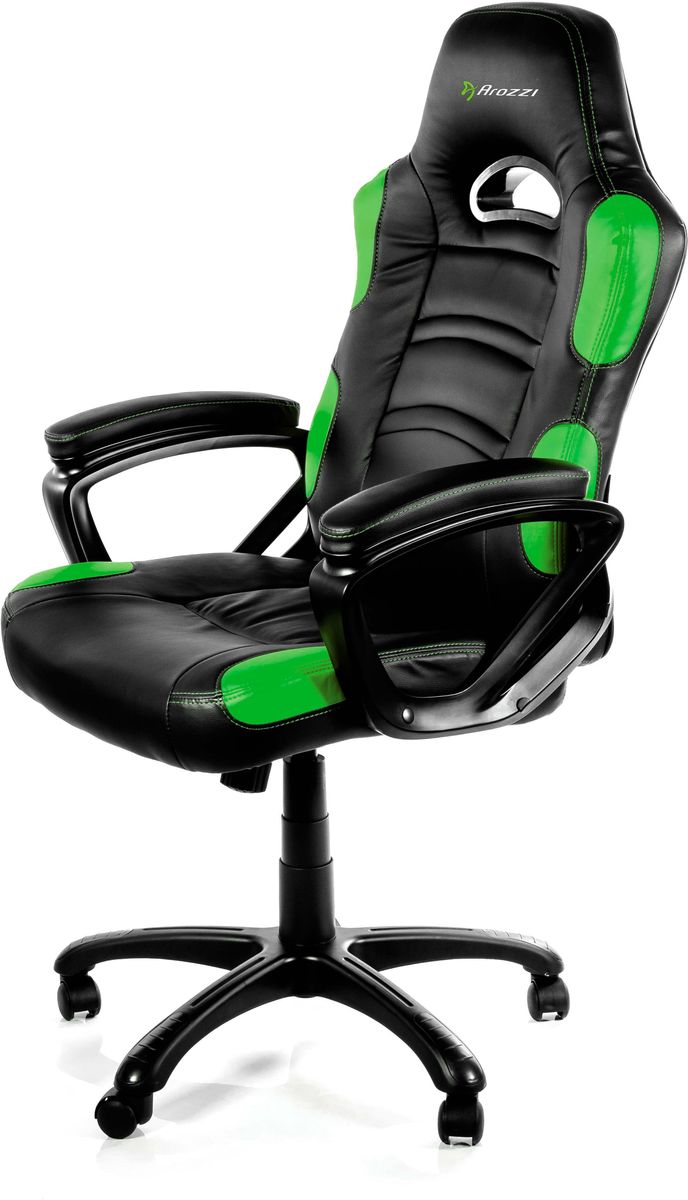 Arozzi Enzo, Green игровое креслоENZO-GN Arozzi Enzo, Green игровое креслоENZO-GNКомпьютерное кресло Arozzi Enzo обеспечивает полный комфорт, который дает вам почувствовать преимущество в игре независимости от того, зарабатываете ли вы фраги в CS, гонитесь что бы сорвать FB в DOTе или поднимаете уровень в пати на лужайках своих любимых MMO.Arozzi Enzo спроектирован в Швеции, отличаются от обычных компьютерных кресел своими эргономичными функциями (дополнительная толстая обивка для спины, подлокотников и сиденья), которые позволяют проводить долгие сеансы игры или работы без утомительной усталости.Дома, в офисе, на соревнованиях - где бы вы ни были, Enzo поможет улучшить производительность своего дела… с комфортом и стилем!Особенности:Эргономичный дизайн.5 нейлоновых колес, обеспечивающих максимальную устойчивость.Легкая конструкция для легкого перемещения.Толстая обивка на спинке, сиденье и подлокотниках.Легко чистящийся материал.Поворот на 360 градусов.Регулируемая высота.Наклон сиденья с функцией блокировки.