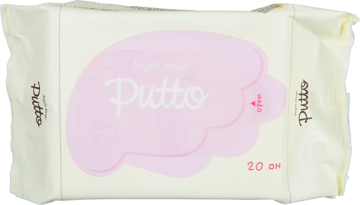 Putto Secret Салфетки детские влажные увлажняющие, 20 шт77G086202 Putto Secret Салфетки детские влажные увлажняющие, 20 шт77G086202Удобная мягкая упаковка салфеток с пластиковой защелкой.Детские влажные салфетки содержат защитный компонент NHEB-05 (запатентованная формула для чувствительной кожи ПАТЕНТ № 10 -2008 - 0032798), В-глюкан и церамиды, обладают низким уровнем раздражающих факторов.Хорошо очищают, увлажняют сухую и чувствительную кожу, устраняют зуд.Влажные салфетки содержат компонент, способствующий заживлению кожных рубцов. Салфетки имеют очищающий, успокаивающий, увлажняющий эффекты для сухой, чувствительной и проблемной кожи. NHEB - 05 ( Natural Herb Extract Blend -05) Экстракты таких лекарственных трав как экстракт хауттюйнии сердцевидной, экстракт азиатского подорожника, экстракт будры плющевидной, экстракт вяза, экстракт шелковицы оказывают успокаивающее действие для сухой, чувствительной кожи, устраняют зуд, а также увлажняют и питают детскую чувствительную кожу.ЦЕРАМИДЫ - важнейший липидный компонент клеточной мембраны. Являются мощным защитным барьером для кожи, восстанавливают липиды кожи. В наибольшей степени церамиды предотвращают потерю влаги предотвращают сухость и шелушение.БЕТА-ГЛЮКАН - природный компонент входящий в состав детских салфеток, который обеспечивает обильное увлажнение.Почему стоит купить салфетки Putto для своего ребенка?не требуется смывание водойнатуральные компонентыбез спиртабез воды (Композиция экстрактов трав вместо воды, увлажнение сохраняется в течение длительного времени)без консервантовбез красителейбез отдушеквсе компоненты протестированы и сводят к минимуму аллергические реакции. влажных салфеток:Для ежедневной гигиены очень сухой , чувствительной и склонной к атопическому дерматиту кожи. Для новорожденных , младенцев и детей.