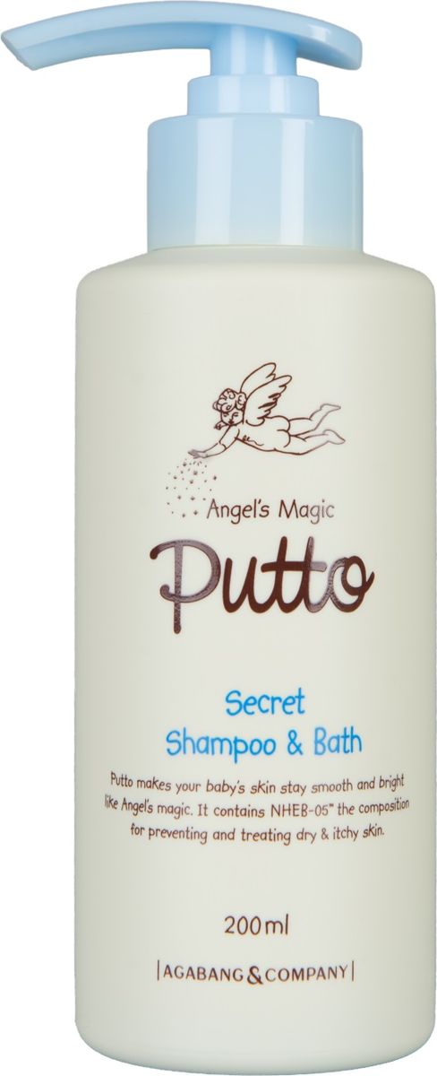 Putto Secret Шампунь-пена детская, 200 мл77F088003 Putto Secret Шампунь-пена детская, 200 мл77F088003Детский шампунь для волос защищает и оздоравливает нежную кожу головы детей, увлажняет ее, препятствует сухости и устраняет зуд.Детский шампунь для тела имеет успокаивающий, увлажняющий и питательный эффекты для сухой, чувствительной и проблемной кожи.Шампунь с нежным приятным ароматом, в состав которого входит уникальный компонент NHEB-05 (запатентованная формула для чувствительной кожи ПАТЕНТ № 10 -2008 - 0032798) и природные увлажняющие компоненты (Бета -глюкан), что обеспечивает прекрасный увлажняющий эффект.Способствует удалению себорейных корочек на голове. Средство содержит еще меньше стимулирующих компонентов и не раздражает слизистую оболочку глаз . Безопасен даже при попадании в глаза.Волосы ребенка становятся мягкими, шелковистыми и послушными при использовании шампуня Putto. NHEB - 05 ( Natural Herb Extract Blend -05) :В состав шампуня для детей входя экстракты таких лекарственных трав как экстракт хауттюйнии сердцевидной, экстракт азиатского подорожника, экстракт будры плющевидной, экстракт вяза. Экстракт шелковицы оказывают успокаивающее действие для сухой, чувствительной кожи, устраняют зуд, а также увлажняют и питают детскую чувствительную кожу.БЕТА-ГЛЮКАН - природный компонент, который обеспечивает обильное увлажнение.Детский шампунь содержит компонент, способствующий заживлению кожных рубцов.Преимущества детского шампуня из натуральных компонентов:натуральные компоненты;без спирта;без воды (Композиция экстрактов трав вместо воды, увлажнение сохраняется в течение длительного времени);без консервантов;без красителей;без отдушек.Все компоненты детского шампуня протестированы и сводят к минимуму аллергические реакции. шампуня для детей:Подходит для ежедневной гигиены очень сухой, чувствительной и склонной к атопическому дерматиту кожи.Для новорожденных, младенцев и детей.