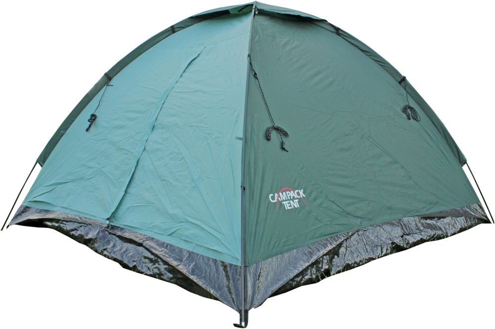 Палатка Campack Tent Dome Traveler 2, 2-х местная, цвет: зеленый, черный62410 Палатка Campack Tent Dome Traveler 2, 2-х местная, цвет: зеленый, черный62410Компактная туристическая палатка Campack Tent Dome Traveler 2 для несложных походов и кемпинга. Легкий вес, простота сборки, компактность - основные отличительные особенности данной модели. Палатка оснащена москитными сетками и вентиляционными окнами. Усиленный пол из армированного полиэтилена надежно защитит от влаги. Ткань тента: полиэстер Poly Taffeta 185T PU 2000.Ткань дна: Tarpauling.Диаметр дуг: 7,9 мм.