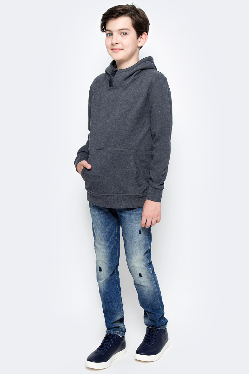 Джинсы для мальчика Tom Tailor, цвет: синий. 6205099.00.30_1195. Размер 1526205099.00.30_1195 Джинсы для мальчика Tom Tailor, цвет: синий. 6205099.00.30_1195. Размер 1526205099.00.30_1195Джинсы с дырками и эффектом потертости ткани содержат эластан для идеальной посадки. Классический пятикарманный стиль, потайная застежка-молния. Средняя линия талии и узкий крой штанин.