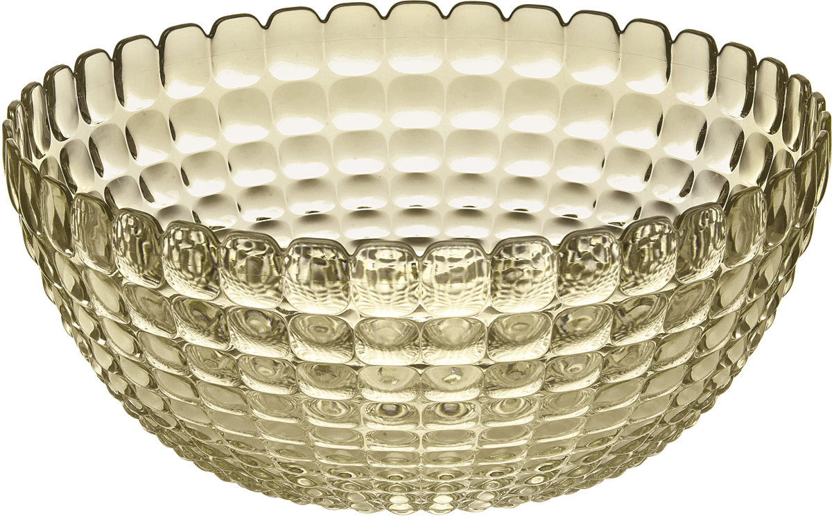 Салатница Guzzini Tiffany, цвет: песочный, размер L, 3 л21382539 Салатница Guzzini Tiffany, цвет: песочный, размер L, 3 л21382539Элегантная салатница Tiffany станет настоящим украшением любого стола. Её можно использовать не только для салатов, но так же для подачи фруктов, выпечки и различных угощений. Идеально подходит для сервировки на свежем воздухе - рельефная форма в сочетании с прозрачным материалом заставляет поверхность сверкать и переливаться на свету. Органическое стекло, из которого изготовлена салатница, характеризуется легкостью и устойчивостью к износу. Объем - 3 л. Не содержит вредных примесей и бисфенола-А. Можно мыть в посудомоечной машине.
