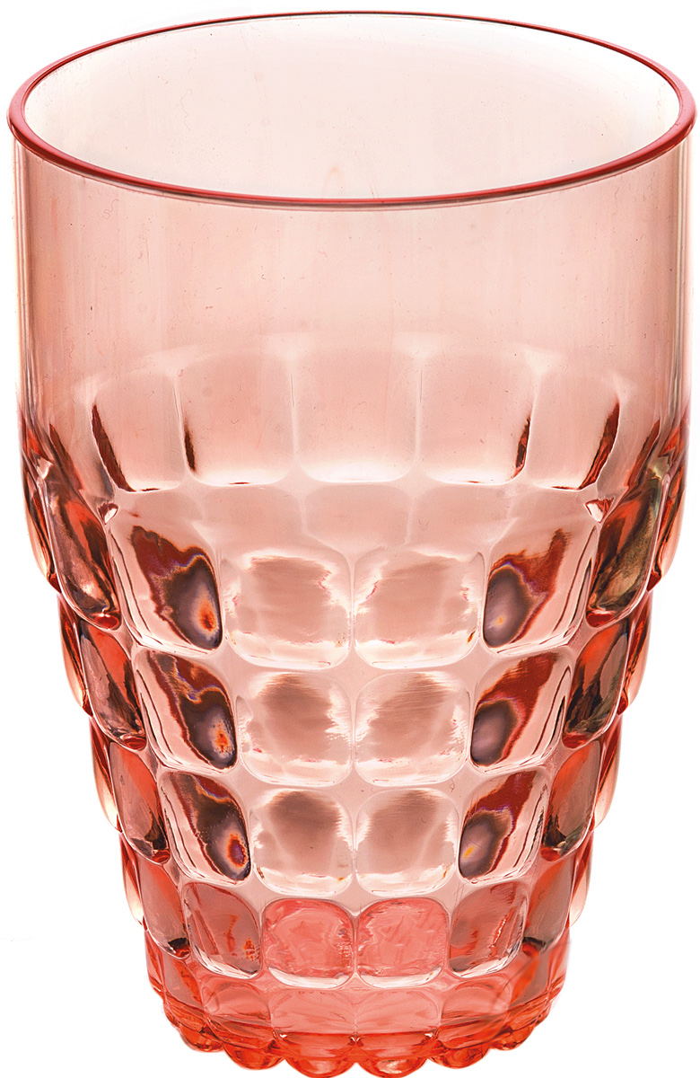 Бокал Guzzini Tiffany, цвет: коралловый, 510 мл22570123 Бокал Guzzini Tiffany, цвет: коралловый, 510 мл22570123Легкий и яркий дизайн бокала Guzzini Tiffany будто намекает на освежающие лимонады, бодрящие соки и цитрусовые коктейли. Отличается конической формой и прозрачным материалом, который придает бокалу характерный блеск. Сверкающий эффект усиливается на солнечном свету, поэтому бокал станет отличным решением для подачи напитков на свежем воздухе.Бокал идеально подойдет для использования каждый день - добавит яркий акцент пространству кухни или гостиной. Изготовлен из высококачественного органического стекла, устойчивого к износу и повреждениям. Не содержит вредных примесей и бисфенола-А.Можно мыть в посудомоечной машине.Диаметр: 9 см.Высота: 13 см.