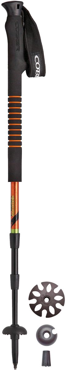 Палки треккинговые Cober Peak+ Compact, 59-130 см, 2 шт234 Палки треккинговые Cober Peak+ Compact, 59-130 см, 2 шт234Компактные 3-секционые треккинговые палки. Длина: регулируемая от 59 до 130 см. Диаметр: 16/14/12 мм. Материал: 7075 T6 aluminium alloy. Грип: увеличенный Foam plus. Темляк: comfort Quick Strap. Вес: 236 г.