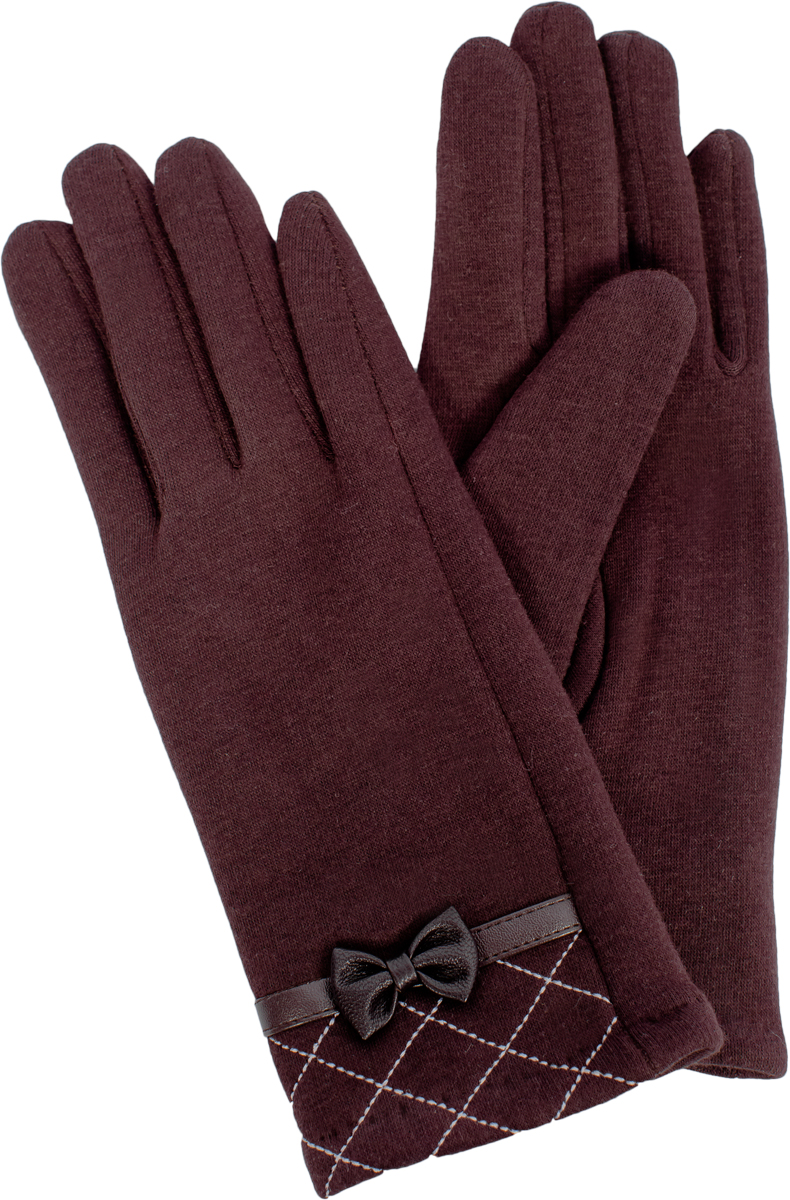 Перчатки женские Sophie Ramage, цвет: коричневый. GL-217004. Размер универсальный