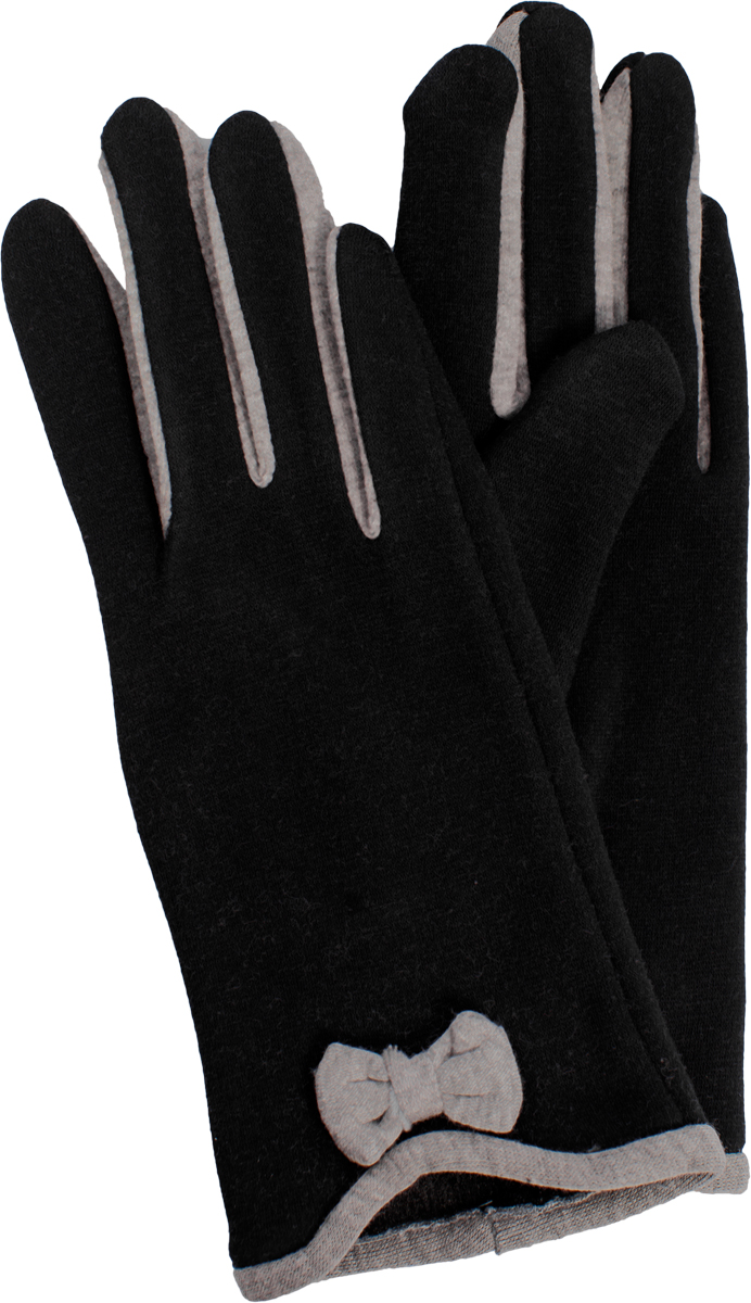 Перчатки женские Sophie Ramage, цвет: черный, серый. GL-217025. Размер универсальный
