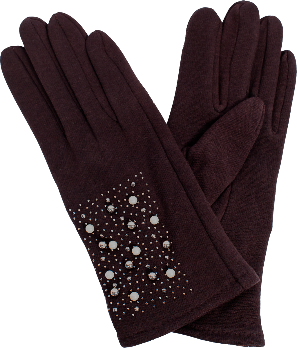 Перчатки женские Sophie Ramage, цвет: коричневый. GL-217035. Размер универсальный