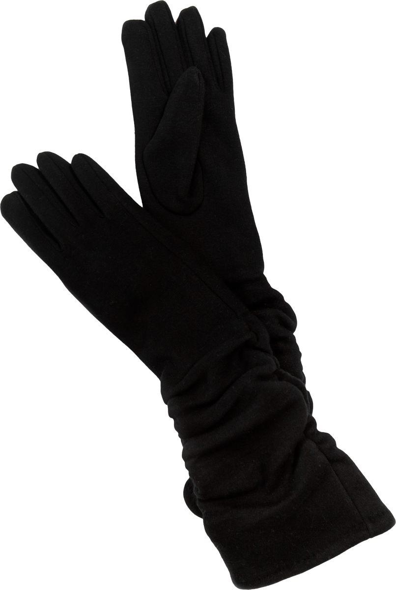 Перчатки женские длинные Sophie Ramage, цвет: черный. GL-217056. Размер универсальный