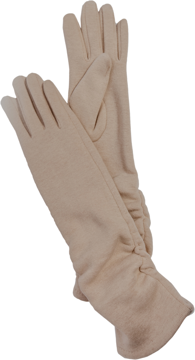 Перчатки женские длинные Sophie Ramage, цвет: бежевый. GL-217058. Размер универсальный