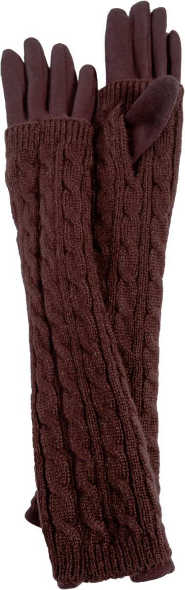 Перчатки женские длинные Sophie Ramage, цвет: коричневый. GL-217062. Размер универсальный