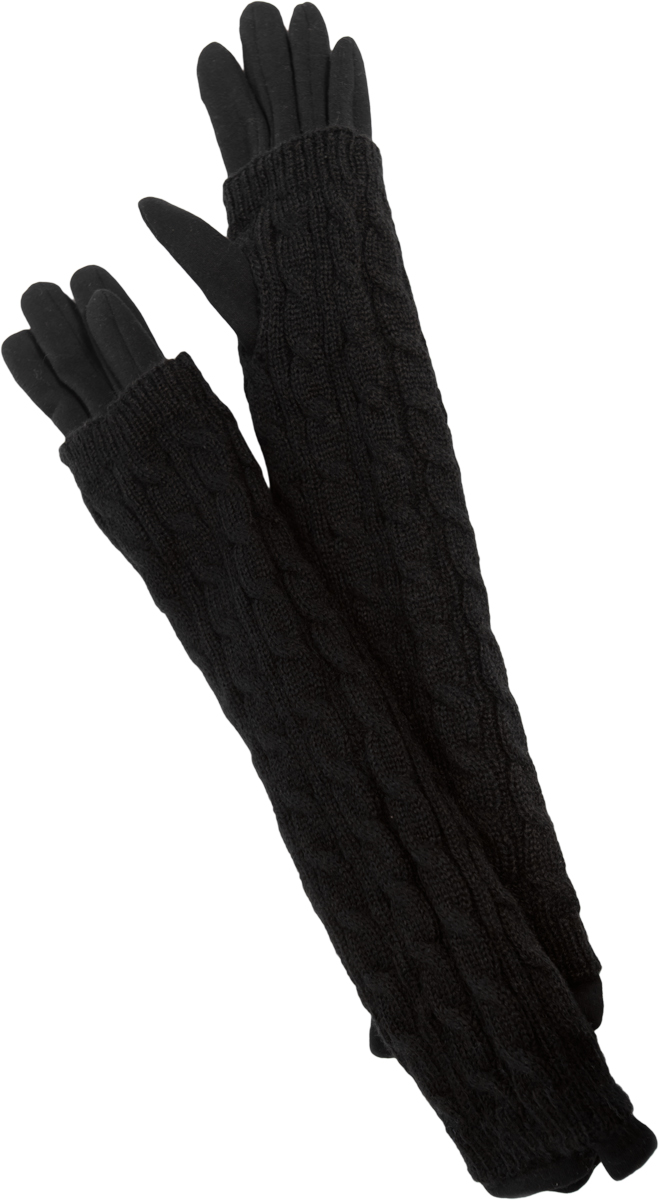 Перчатки женские длинные Sophie Ramage, цвет: черный. GL-217063. Размер универсальный
