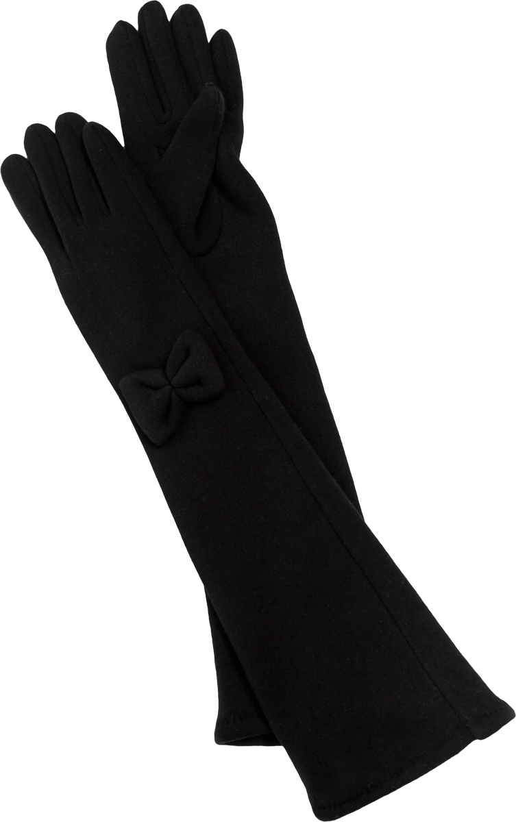 Перчатки женские длинные Sophie Ramage, цвет: черный. GL-217066. Размер универсальный