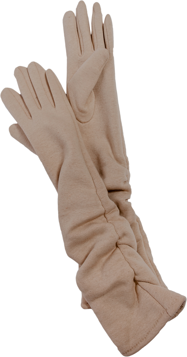 Перчатки женские длинные Sophie Ramage, цвет: бежевый. GL-217074. Размер универсальный