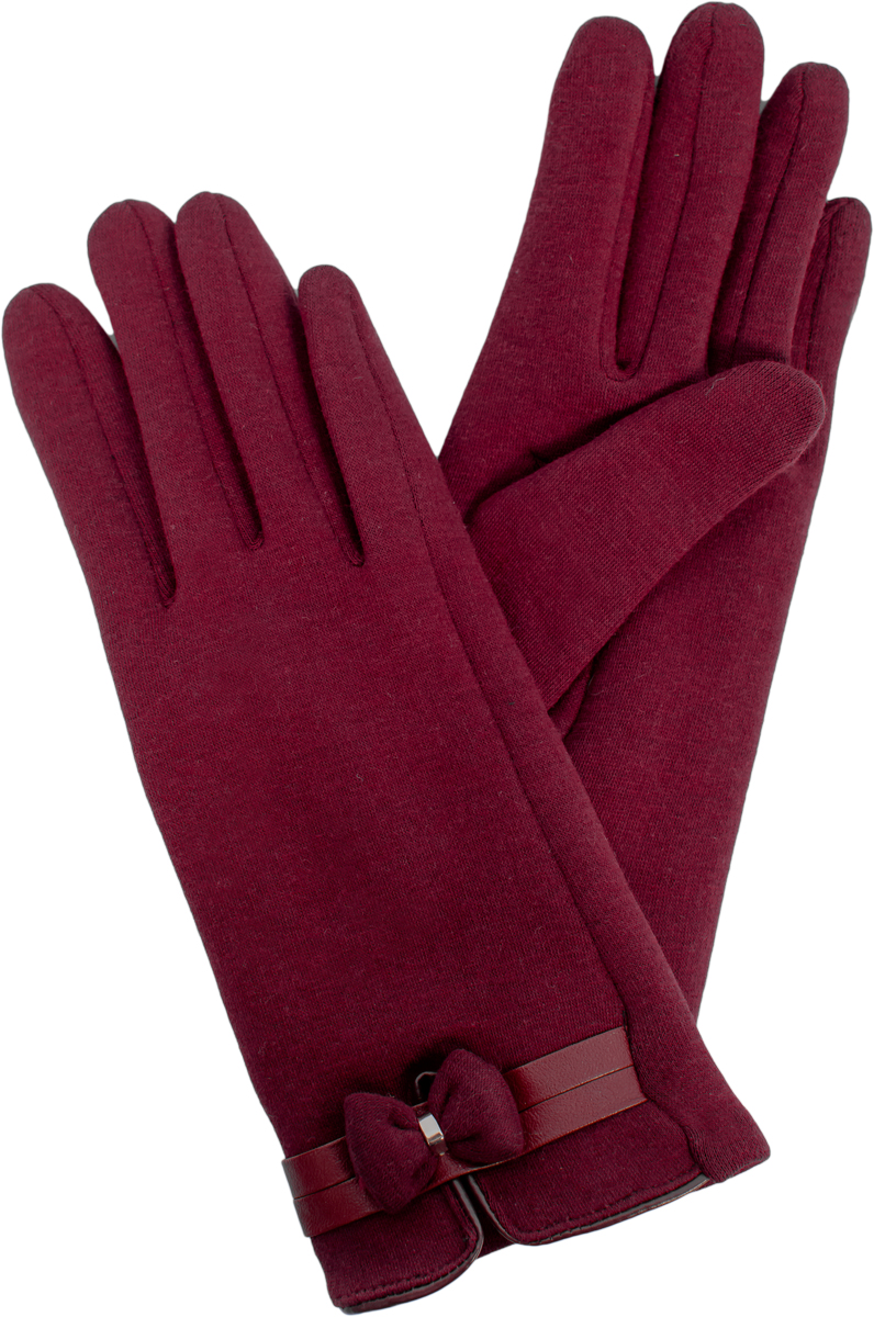 Перчатки женские Sophie Ramage, цвет: бордовый. GL-217079. Размер универсальный