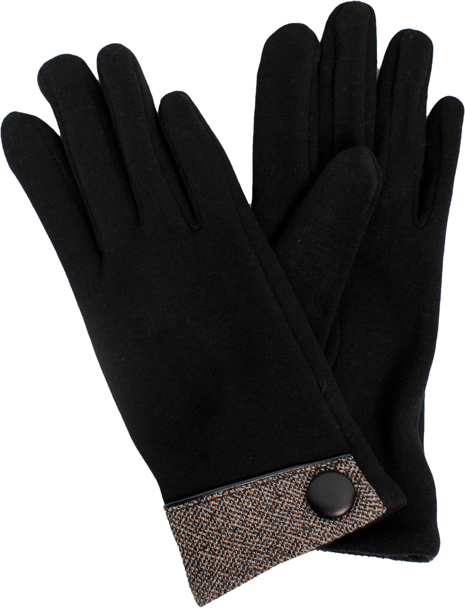 Перчатки женские Sophie Ramage, цвет: черный. GL-217086. Размер универсальный