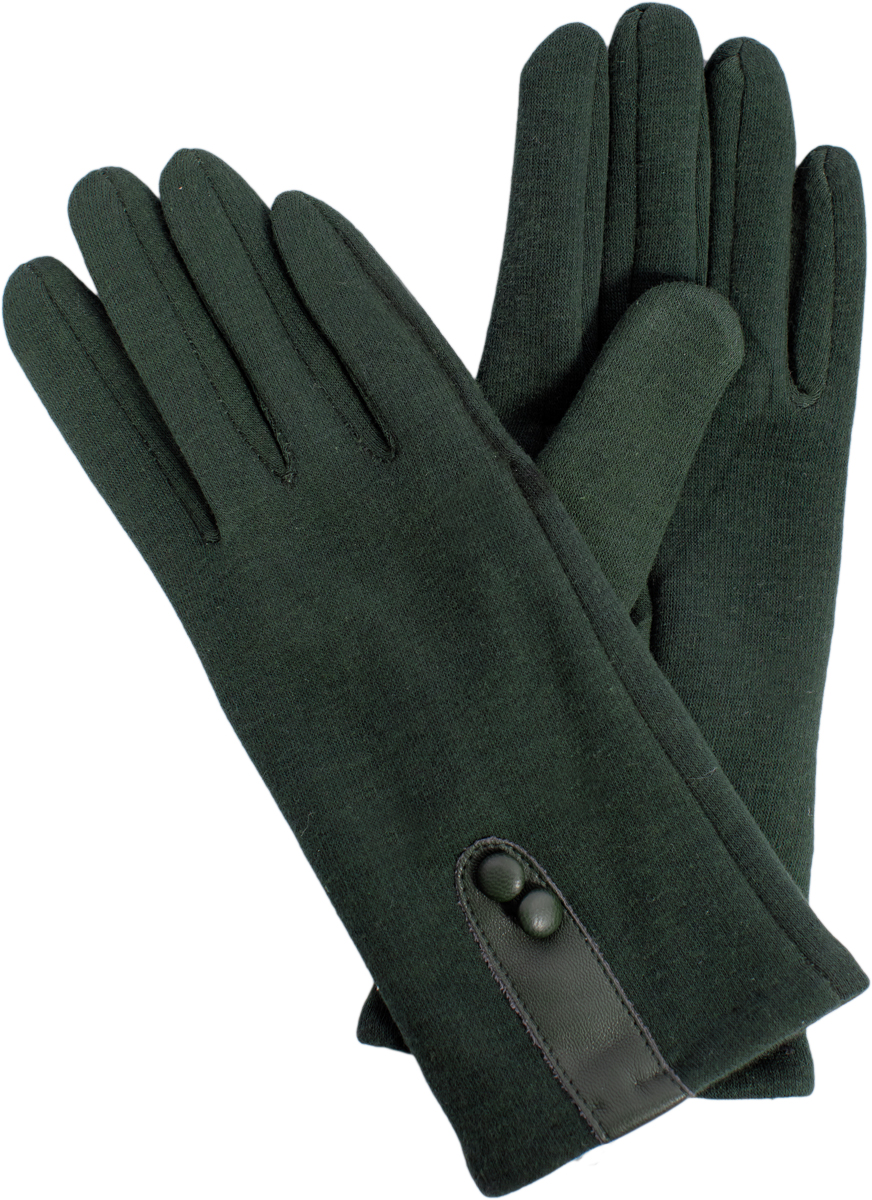 Перчатки женские Sophie Ramage, цвет: темно-зеленый. GL-217115. Размер универсальный