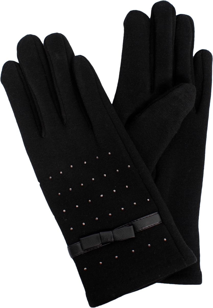 Перчатки женские Sophie Ramage, цвет: черный. GL-217135. Размер универсальный