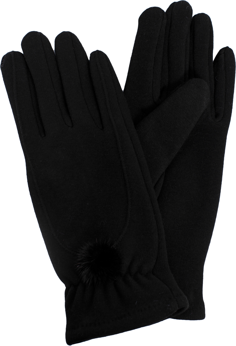 Перчатки женские Sophie Ramage, цвет: черный. GL-217139. Размер универсальный