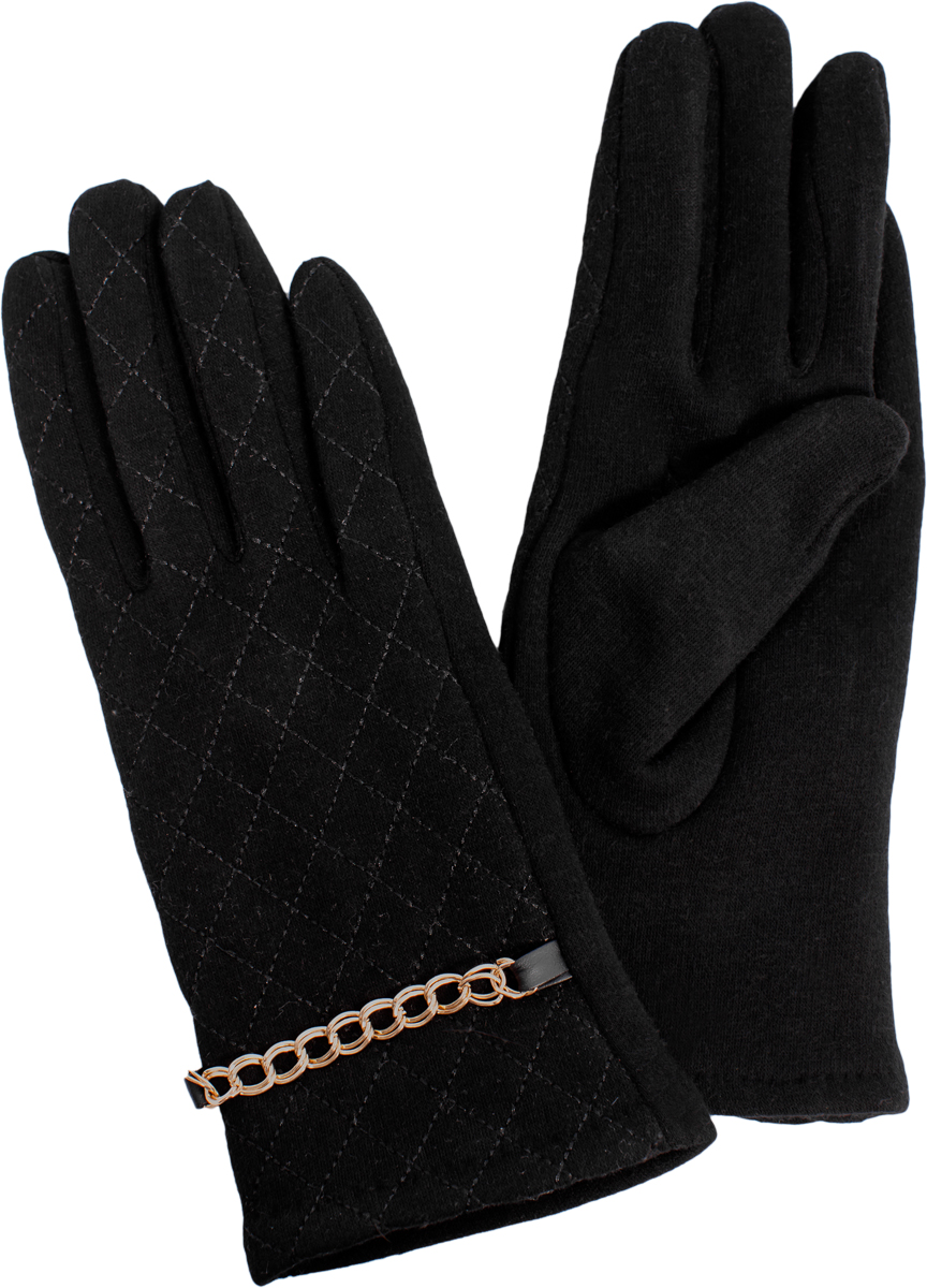 Перчатки женские Sophie Ramage, цвет: черный. GL-217143. Размер универсальный