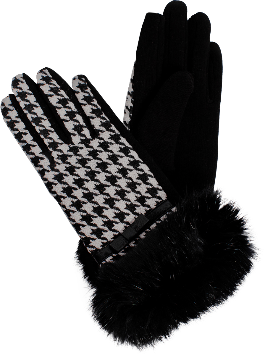 Перчатки женские Sophie Ramage, цвет: черный. GL-217167. Размер универсальный