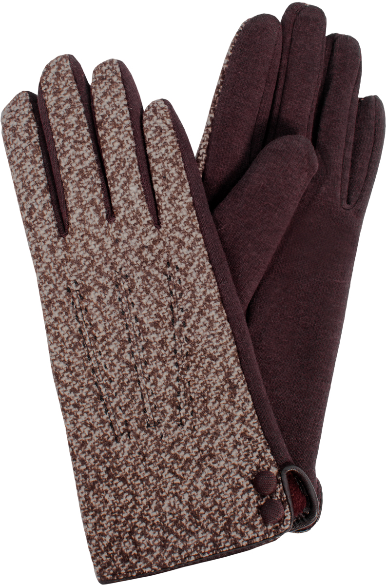 Перчатки женские Sophie Ramage, цвет: коричневый. GL-217176. Размер универсальный
